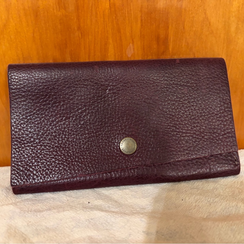 Portland Leather Plum Leather Wallet